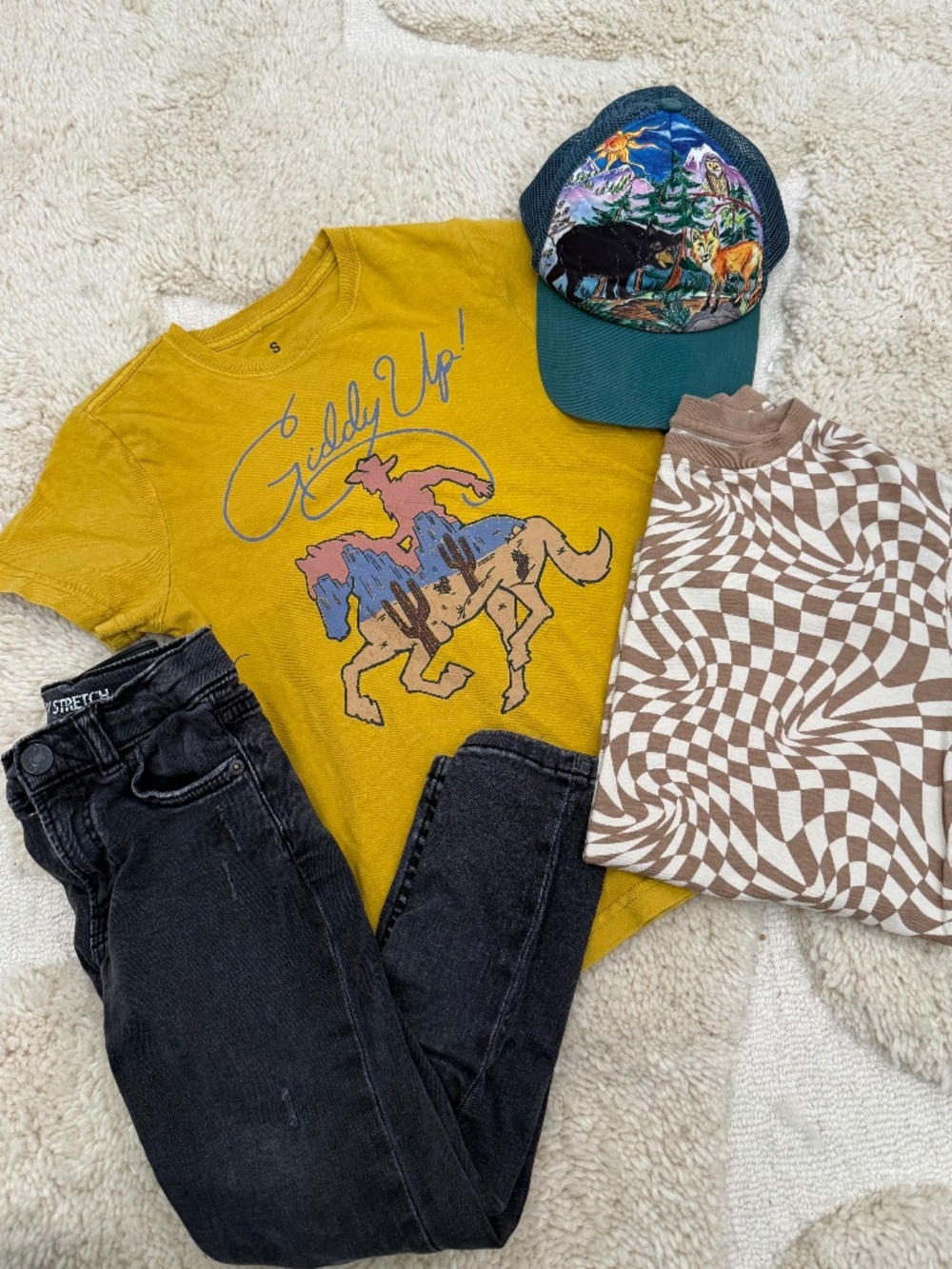 Boys Four-Piece Curated Bundle Age 6-8 | Wonder Nation | Zara | Goodie TS